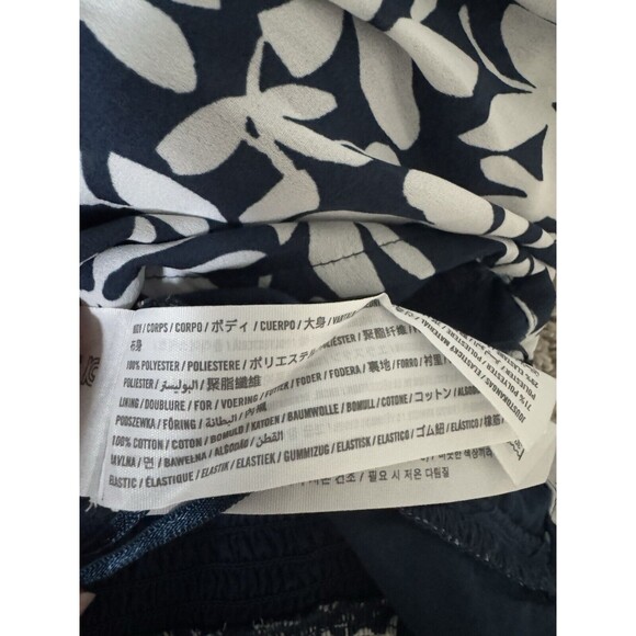 Abercrombie & Fitch Puff Sleeve Floral Vacation Crop Top Size M Beachy Resort - Picture 5 of 5